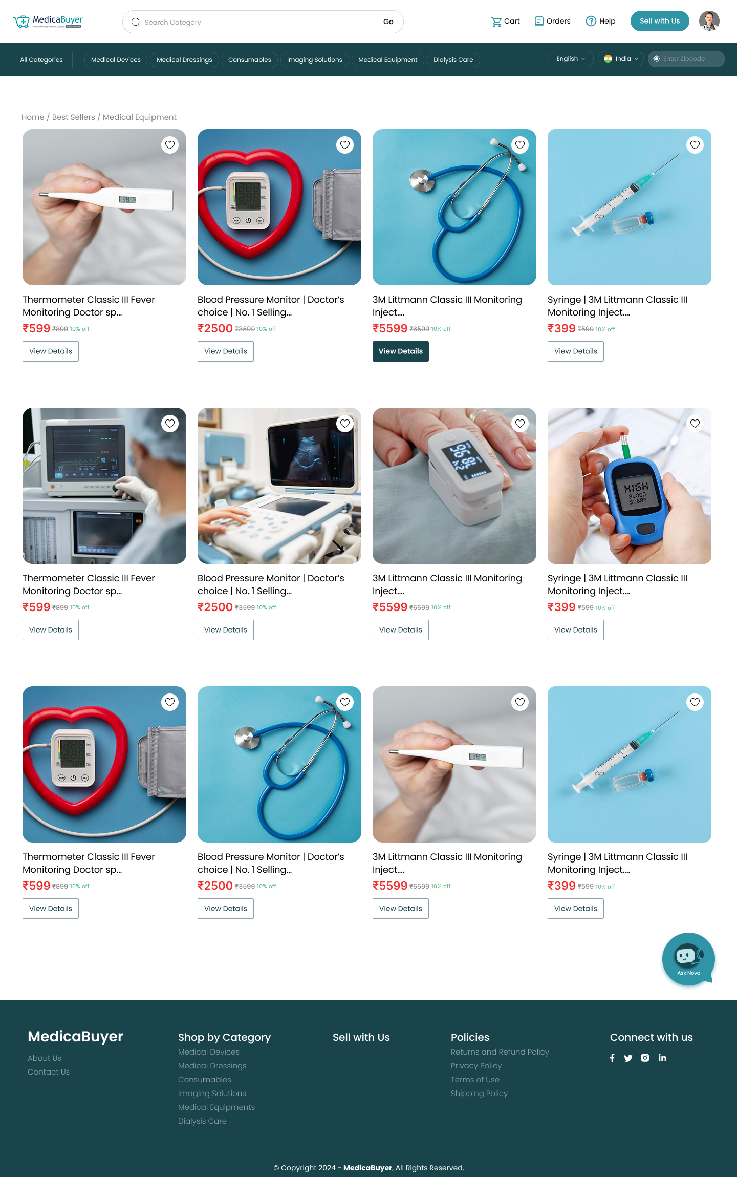 HealthMate Dashboard