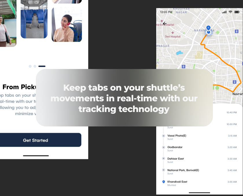 Transport mobile app